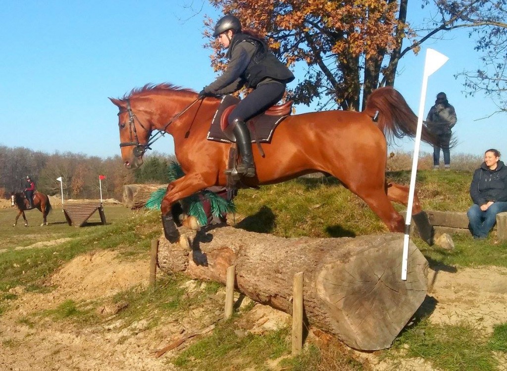 Justine Gau avec Sandokan